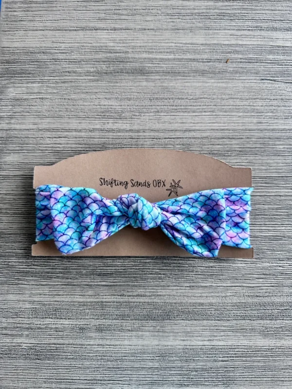 Baby Headband - Mermaid Print