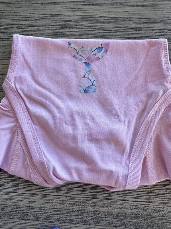 Mermaid in Training Set - Pink (w/purple print) - Image 3