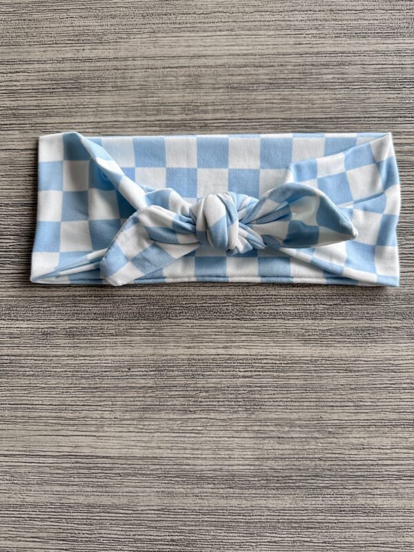 Sky Blue and White Checker - Image 2