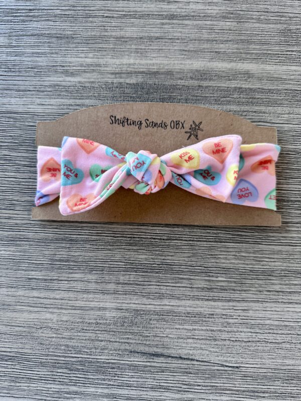 Baby Headband ~ Conversation Hearts