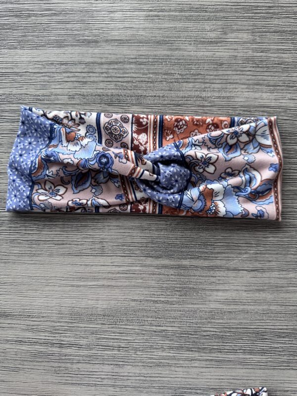 Boho ~ Blue and Burnt Orange - Image 3