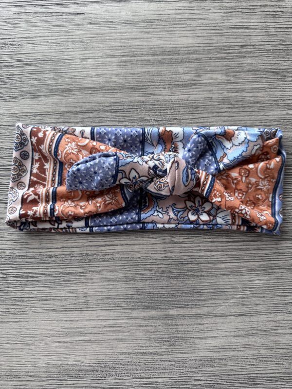Boho ~ Blue and Burnt Orange - Image 4