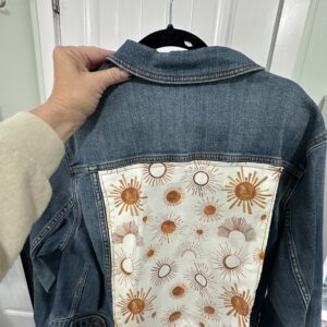 PreLoved Embellished Jacket ~ Boho Suns
