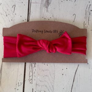 Baby Headband ~ Ruby Red