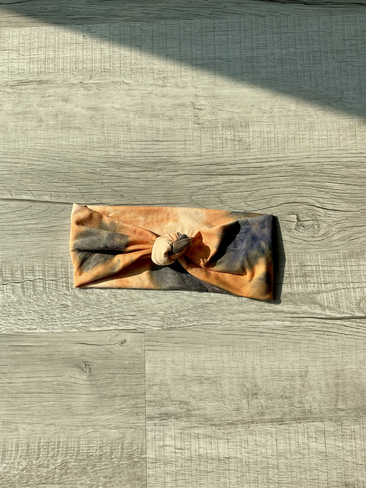 Tie Dye ~ Orange & Navy Blue - Image 3