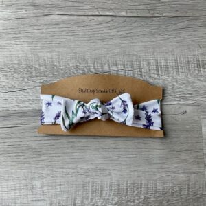 Baby Headband ~ Watercolored Lavender