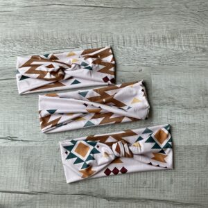 Aztec Print on Ivory