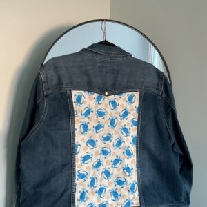 PreLoved Embellished Jacket ~ Tossed Crabs