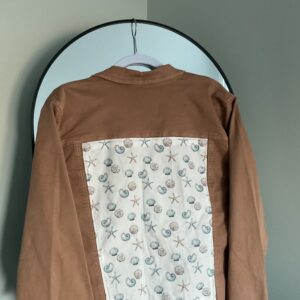 PreLoved Embellished Jacket ~ Coastal Shells